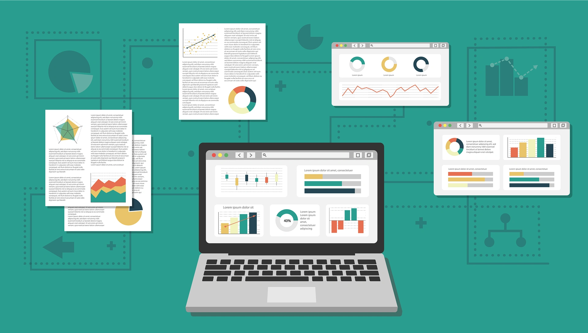 content marketing metrics graph